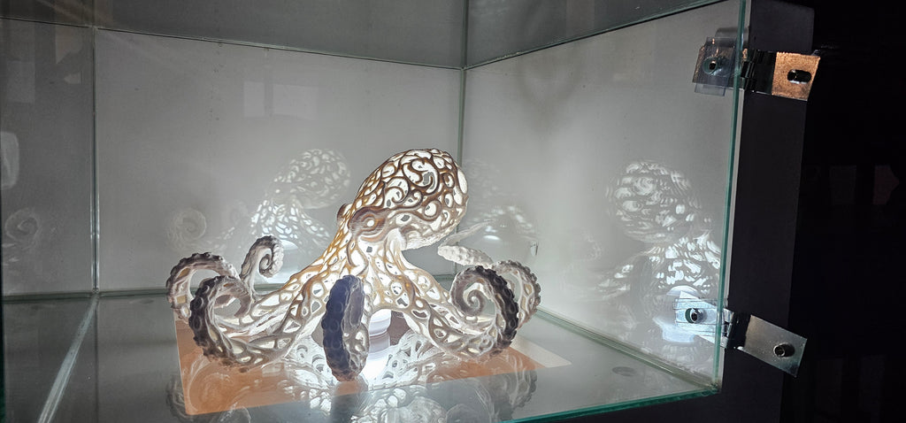 Voronoi Lattice Octopus Art Sculpture (354mm)